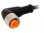 Connection lead | M12 | PIN: 3 | straight | 2m | plug | 30VAC | 4A | -25&divide;80&deg;C