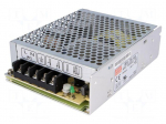 Power supply: switched-mode | modular | 76.8W | 48VDC | 129x97x38mm