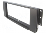 Radio mounting frame | Land Rover | 2 DIN | black