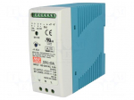 Power supply: switching | buffer,for DIN rail | 40.02W | 13.8VDC