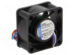 Fan: DC | axial | 12VDC | 40x40x20mm | 10m3/h | slide | 6000rpm