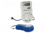 Light meter | 200/2000/20000/50000lx | 5% | lux | 65x115x25mm