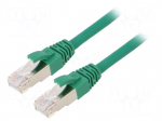 Patch cord | ETHERLINE&reg; Cat.6a,S/FTP | Cat: 6a | stranded | Cu | 0.5m