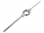 Diestock | Grip capac: G 3/8"-G 1/2",Mf16-Mf20 | L: 450mm | &Oslash;: 45mm