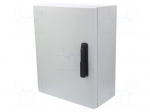 Enclosure: wall mounting | X: 400mm | Y: 500mm | Z: 210mm | ARCA | grey