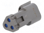 Connector: wire-wire | terminator | PX0 | PIN: 3 | IP68 | grey