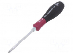 Screwdriver: for impact | Phillips | Size: PH1 | Blade length: 80mm