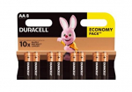 Baterijas Duracell AA LR6, 1.5V, 8 gab.