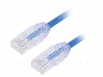 Patch cord | TX6A-28&trade;,U/UTP | Cat: 6a | RJ45 plug,both sides | wire