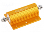 Resistor: wire-wound | with heatsink | 22&Omega; | 85W | &plusmn;5% | 50ppm/&deg;C