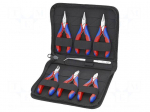 Tools set: pliers | bag | 6pcs.