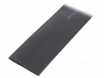 Heat shrink sleeve | glueless | 2: 1 | 38mm | L: 1m | black | polyolefine