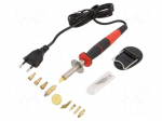 Soldering iron: with htg elem | Power: 25W | 230V