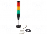 Signalling column | red/yellow/green | LED | 24VDC | 24VAC | HBJD-40