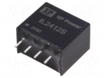 Converter: DC/DC | 2W | Uin: 24VDC | Uout: 12VDC | Iout: 168mA | SIP | THT