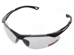 Safety spectacles | Lens: transparent | Resistance to: UV rays