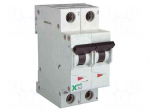 Circuit breaker | 230/400VAC | Inom: 16A | Poles: 1+N | Charact: C | 15kA