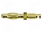 Laboratory connector: 4mm banana | plug | 32A | 33VAC | 70VDC | 31.5mm