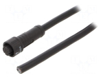 Connector: circular | plug | PIN: 17 | female | X-Lok | IP68 | push-lock