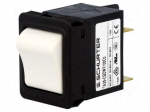 Circuit breaker | Urated: 240VAC | 60VDC | 10A | DPST | Poles: 2 | SNAP-IN