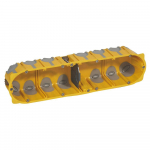 Flush mounting box EcoBatibox - 4 gang depth 50 mm - dry partitions