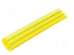 Heat shrink sleeve | glueless | 2: 1 | 31.8mm | L: 1m | yellow-green