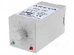 Automation module: timer | 1&divide;12min | DPDT | 230VAC/5A | 220&divide;230VDC