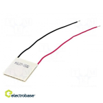 Moodul: Peltier | 14,6 V | 4.3A | 30x30x3,3mm | 36W | Mat: Al2O3 | 16AWG