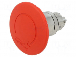 Switch: emergency stop | 22mm | Stabl.pos: 2 | red | none | IP66 | Pos: 2