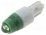 LED lamp | green | T5 | 24V | No.of diodes: 1