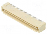 Contact | pin header | gold-plated | tube | SMT | on PCBs | 500mA | 0.8mm