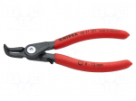 Pliers | for circlip | internal | 8&divide;13mm | Pliers len: 130mm | angular