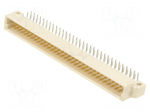 Connector: DIN 41612 | socket | male | PIN: 64 | angled 90&deg; | THT | 2.54mm