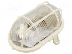 Lamp: lighting fixture | OVAL100 | polycarbonate | E27 | IP44 | oval