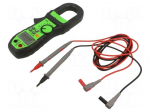 Meter: multifunction | digital,pincers type | LCD | (6000) | I AC: 1kA