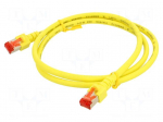 Patch cord | S/FTP | Cat: 6 | RJ45 plug,both sides | stranded | Cu | 1m