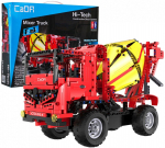 CaDa C51014W R/C Concrete Mixer Toy Car Collapsible constructor set 814 parts