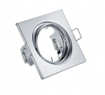 Trio Jura recessed spotlight GU10 chrome square gaismeklis 650000106 4017807376210