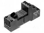 Socket | PIN: 8 | 12A | 240VAC | H: 48mm | W: 28mm | for DIN rail mounting
