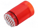 Automation module: light signaller | red | 24VDC | 24VAC | IP66,IP69K