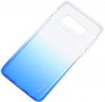 Back panel cover Evelatus Samsung Galaxy S10e Gradient TPU Case Blue