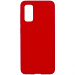Back panel cover Evelatus Samsung Galaxy S20 Premium Soft Touch Silicone Case Red