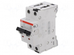 Circuit breaker | 415VAC | Inom: 20A | Poles: 2 | Charact: B | 25kA | IP20