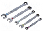Wrench-set | rattle,combination spanner | Joker 6000 | 5pcs.