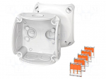 Enclosure: junction box | X: 84mm | Y: 84mm | Z: 55mm | polypropylene PP