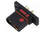 Connector: DC supply | socket | female | QS | 120A | 500V | PIN: 2 | black