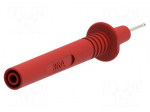 Measuring tip | 36A | red | Tip diameter: 2mm | Socket size: 4mm
