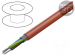 Wire | silicone | SiHF+C | 3G1.5mm2 | Cu | stranded | red | 300V,500V