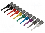 Clip-on probe | hook type | 6A | 70VDC | 2.4mm | 33VAC | 10pcs.