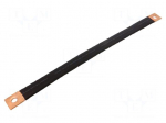 Braids | insulated earthing tape | W: 35mm | 70mm2 | &Oslash;1: 13mm | &Oslash;2: 13mm